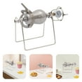 thumbnail image 3 of Popcorn Machine, Mini Hand Crank Stovetop Popcorn Maker, Oil-Free Healthy Cooking, Compact Portable for Home Kitchen Camping, 3 of 10