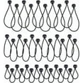 thumbnail image 2 of 1 set Ball Bungee Tie Down Cords for Tarp Canopy Shelter Wall Pipe Black 36pcs/set, 2 of 7
