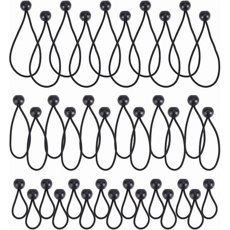 36 Pcs Ball Bungee Cords Black Bungee Cord Loop Straps with Plastic Balls Heavy Duty Elastic String for Canopy Tarp Camping Cargo Tent BlackDIY
