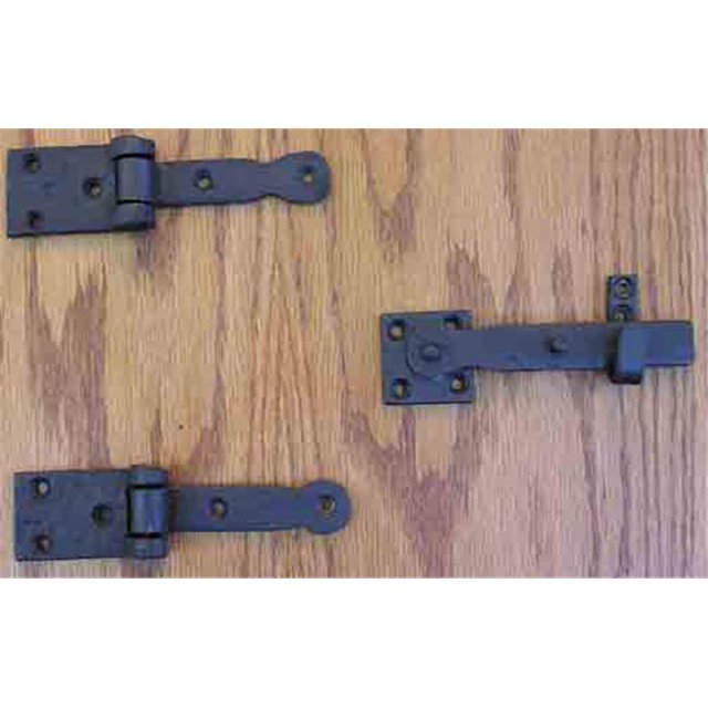 Agave Ironworks LA005-02 Speakeasy Charnière et Loquet Ensemble Brun Rouille