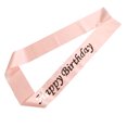 thumbnail image 1 of unbranded De Cumpleaños Rosa Con Detalles Dorados Ajustable Para Eventos Y Celebraciones, 1 of 7