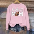 thumbnail image 6 of Karight Women's Football Mom Graphic Crewneck Sweatshirt Long Sleeve Casual Pullover Top, 6 of 6