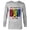 Athletic Heather, variant on Marvel Avengers Christmas Family Trip Merry & Bright Brother - Long Sleeve T-Shirt for Men - Customized-White