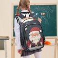 thumbnail image 7 of FORMRS School Backpack 17" Student Travel Bag with Laptop Compartment, Blue Christmas Santa, 7 of 7