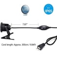 thumbnail image 2 of FSLiving LED Outdoor Spotlight 5W Come with Clamp and 9.84 Ft Power Cord and Waterproof Switch ,400 Lumens,60 Deg Beam Angle, Landscape Spotlight,Not Dimmable - Daylight White(6000K), 2 of 8