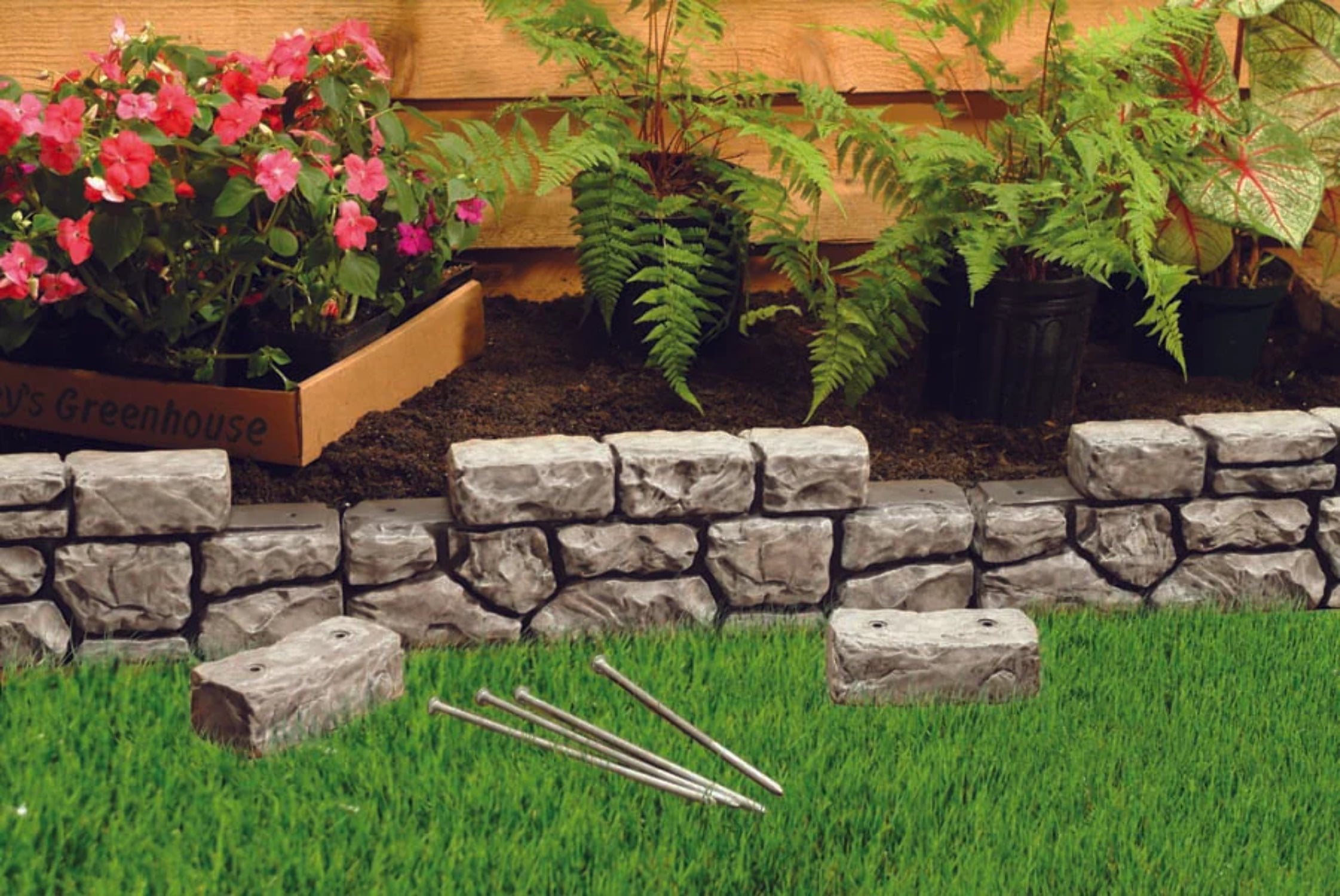 Garden Border Edging Stone Walls