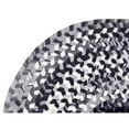 thumbnail image 4 of Better Trends Oval Braided Rug 27"x 45" 100% Cotton Rug for Indoor Use, Area Rug for Bedroom Ombre Chenille Collection - (Black), 4 of 10