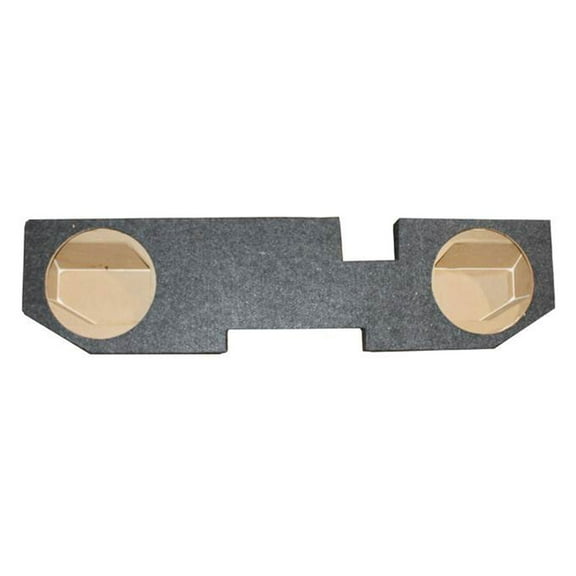 Open Box QPower DOOR Dodge Quad Cab '02-15 Dual 10" Truck Subwoofer Box