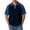 Navy#18317KK, variant on Hearthz Mens T-Shirts Denim Patchwork Raglan Shirts for Men Short Sleeve Collared Button Down Shirts for Men Navy XXL