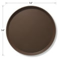 thumbnail image 5 of Jubilee 14" Round Restaurant Serving Trays (Set of 4), Brown - NSF Food Service Trays, 5 of 7