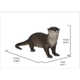 thumbnail image 2 of Hi-Line Gifts 12.75" Otters Outdoor Garden Statue, 2 of 7
