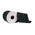thumbnail image 1 of Vickerman Q222316 4 in. x 5 Yard Black Velvet Ribbon with Light Gold Sequin Embroidery Wired Edge Christmas Ribbon, 1 of 1