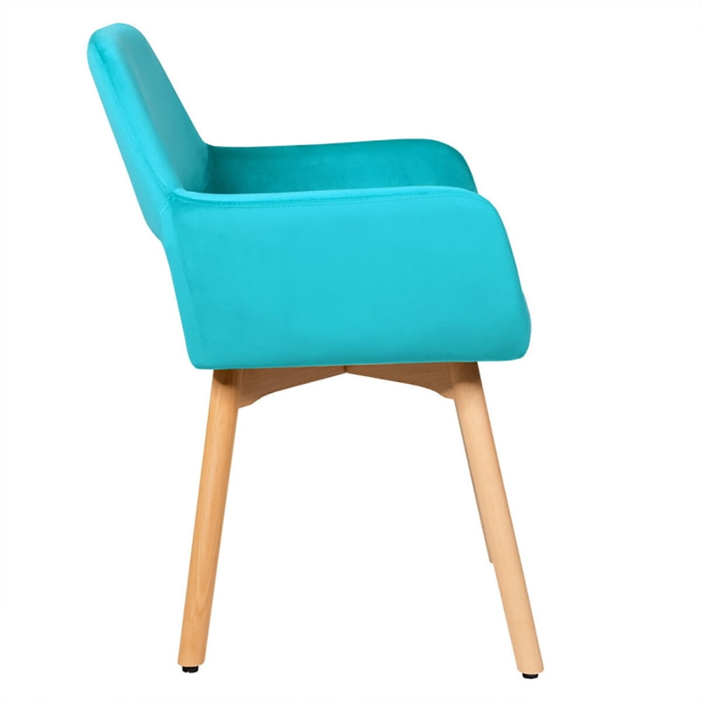 Finihen Accent Chairs, Set of 2 Modern Accent Armchairs, Modern Upholstered Living Room Chair, for Bedroom, Office, Cafe, Blue Finihen Accent Chairs, Set of 2 Modern Accent Armchairs, Modern Upholstered Living Room Chair, for Bedroom, Office, Cafe, Blue