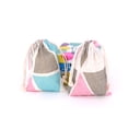 thumbnail image 3 of Hot Sale 50pcs/lot Linen Cotton Bags 8x10 9x12cm Muslin Cosmetics Jewelry Packaging Bags Festival Drawstring Gift Bag Pouches, 3 of 6