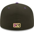thumbnail image 4 of Men's New Era Black/Purple Lowriders de Fresno Copa De La Diversion 59FIFTY Fitted Hat, 4 of 5