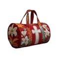 thumbnail image 1 of Quilted Pleated Travel Fashionable Print Yoga Handbag, 1 of 8