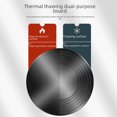 thumbnail image 5 of Placa conductora de calor para estufa de gas, moderna y sencilla, para descongelar ollas, color negro, a prueba de quemaduras, que ahorra energía, 5 of 5