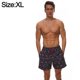 thumbnail image 2 of Pantalones de baño con cordón y estampado tropical para hombre, pantalones cortos deportivos casuales de playa con flamencos, 2 of 6