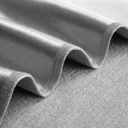 Mainstays 4 of a Kind Blackout Curtain Panels, Set of 4, Gray, 28 W x 95 L