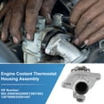 thumbnail image 2 of Conjunto de Carcasa de Termostato de Refrigerante de Aleación de Aluminio Unique Bargains para Buick Envision 2.0L 2.5L 2017-2020 Reemplazo No.902-2089/9022089/12651603/12679095 1 Pcs, 2 of 7