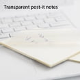 thumbnail image 4 of Justharion PET 50 Sheet Waterproof Indoor Household Office Library Window Computer Screen Memo Pad Notepad Accessories 70x95mm 1Set, 4 of 6