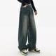 thumbnail image 3 of Pantalones vaqueros holgados para mujer, ropa de calle de cintura alta, rectos, Vintage, de pierna ancha, 2024, 3 of 5