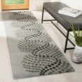 thumbnail image 3 of SAFAVIEH Soho Hudson Geometric Area Rug, Blue/Grey, 2'6" x 4', 3 of 9