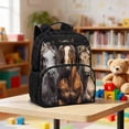 thumbnail image 4 of Aplkyhs Horse Summer Backpack Lightweight School Bag for Age 9-12 Water Repellent Bookbag for Kids, 4 of 7