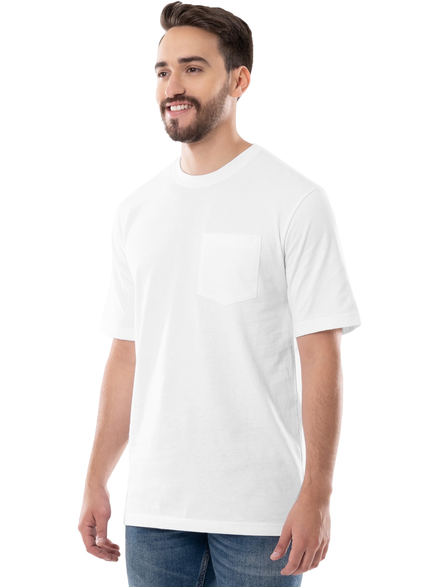 Brahma Men's Short Sleeve Workwear T-Shirt, Size S-4XLT (Men's, Big Men's, and Tall)