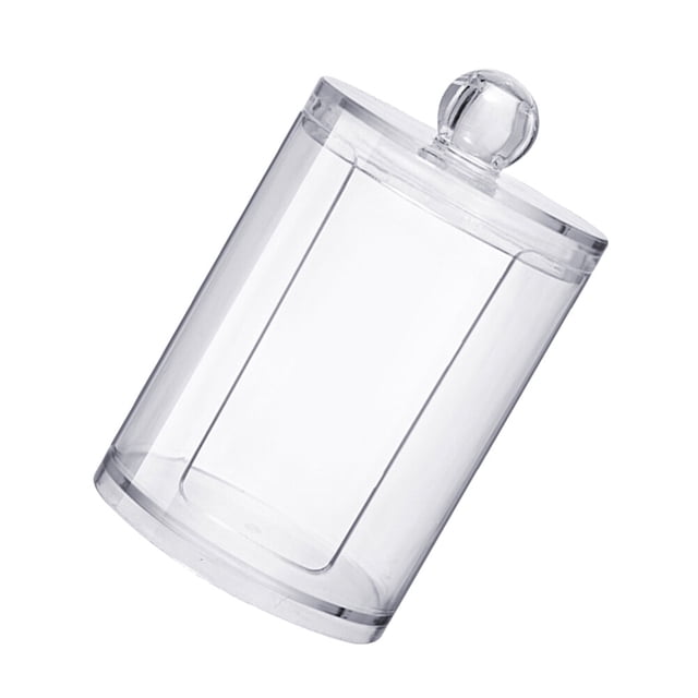HAMPPLIES Makeup Cotton Pad Dispenser Plastic Moistureproof Holder for Daily Necessities 1Set