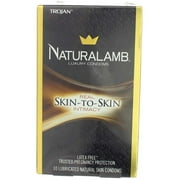 TROJAN NaturaLamb Luxury Lubricated Natural Skin Condoms 10 ea (Pack of 2)
