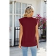 thumbnail image 2 of XCHQRTI Women's Casual Cap Sleeve Tank Tops Summer Trendy Dressy Sleeveless Vest Ladies Tee Tops, 2 of 9