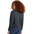 thumbnail image 3 of Sudadera Hanes EcoSmart con cuello redondo Slate Heather para mujer, 3 of 5