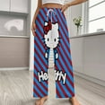 thumbnail image 2 of Hello Kitty Womens Comfy Pajama PJ Pants Lounge Pants Sleepwear Drawstring PJ Bottoms Pants, 2 of 7
