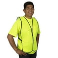 thumbnail image 5 of 10-Pack of Cordova V101 General Purpose, Type O, Non-Rated, Lime Mesh Vest, Hook & Loop Closure, No Reflective Tape, One Size Fits Most, 5 of 5