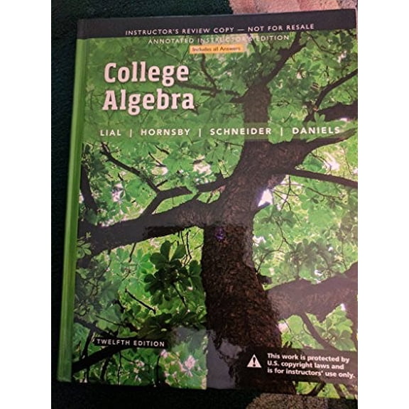 Pre-Owned College Algebra, (Hardcover)