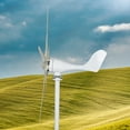 thumbnail image 4 of AQSQ 1200W Wind Energy Generator, 12V Kit with 5 Blades,  Wind Direction Adjustable & Starts at 2.5m/s Wind Speed, Ideal for Residential, Agricultural, RVs, Use, 4 of 8