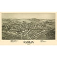 thumbnail image 2 of Moyer 14x10 White Modern Wood Framed Museum Art Print Titled - Dunbar Pennsylvania - Moyer 1900, 2 of 4