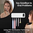 thumbnail image 3 of BPPEG 2026 New Toothbrush Sanitizer and Holder,Uv Toothbrush Sanitizer Holder for Bathroom with 5 Slot,Timer Function,2000Mah Rechargeable Toothbrush Cleaner Holder Wall Mounted Without Drilling, 3 of 7