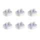 thumbnail image 2 of Paquete de 6 Clips Organizadores de Cables de Escritorio | Sujetacables para La Gestión de Cables | Clips de Plástico para Cables de Carga, Cables de Datos Usb y Abrazaderas para Cables de Ratón | Or, 2 of 6