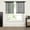 A #2, variant on Solid Color Curtains,Lightweight Semi-Transparent Fabric,Wavy Hem Design,Easy Installation Rod,Light Filtering,Kitchen Bathroom Bedroom Use,Decor