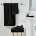 thumbnail image 2 of Better Homes & Gardens PowerLoft AIRRICH® Cotton 6-Piece Towel Set, Rich Black, 2 of 11