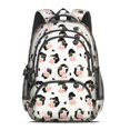 thumbnail image 2 of Cow and Spot Beige Pattern Cute School Backpack Bag with Padded Back and Adjustable Shoulder Straps 16.9 X 12.6 X 5.9 Inches, 2 of 5
