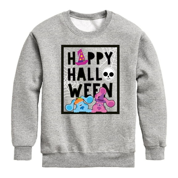 Blue's Clues - Happy Halloween - Toddler And Youth Crewneck Fleece Sweatshirt