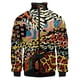 thumbnail image 3 of Nueva chaqueta con cremallera y estampado 3D de estilo barroco dorado de lujo para hombre y mujer, chaqueta de moda, ropa de gran tamaño, camisetas de béisbol Harajuku para parejas, 3 of 5
