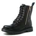 thumbnail image 3 of GLOBALWIN Women's Combat Boots Lace Up Military Ankle Booties 9M, 3 of 7