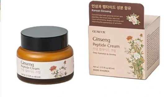 Korean Skincare -Ginseng Peptide Cream Deep Hydration & Anti-Aging Glowing 2.7 oz