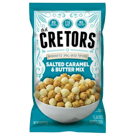 2x G.H. Cretors Salted Caramel & Butter Mix Popcorn, 7.5 oz Bag