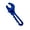 Blue, variant on Adjustable Wrenc AN Wrench Lightweight Aluminum Wrench 3AN-16AN Hose Fitting