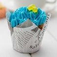 thumbnail image 4 of Panificio 1 oz Tulip Newsprint Paper Regular Baking Cup - 3" x 3" x 3 1/2" - 200 count box, 4 of 11